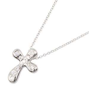 TIFFANY Silver Diamond Necklace